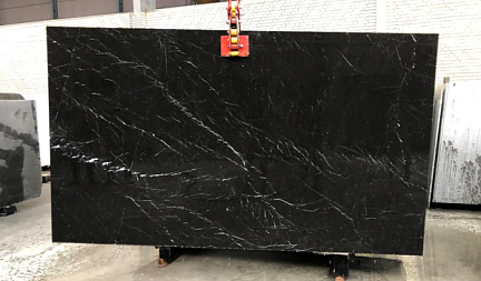 Мрамор Nero marquina (Black marquina)