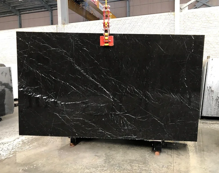 Мрамор Nero marquina (Black marquina)